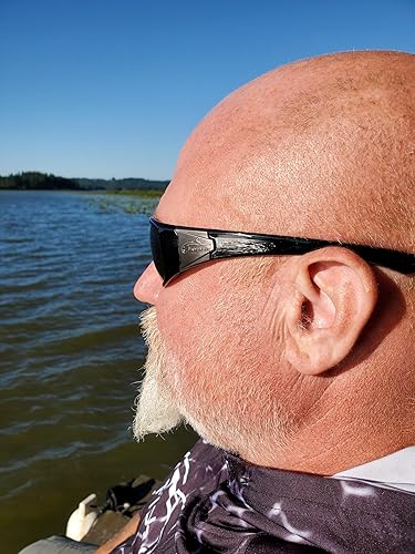 Miniatura 4 de Fishoholic Gafas de sol polarizadas de pesca con logotipo de metal UV400 regalo de pesca con estuche rígido y bolsa