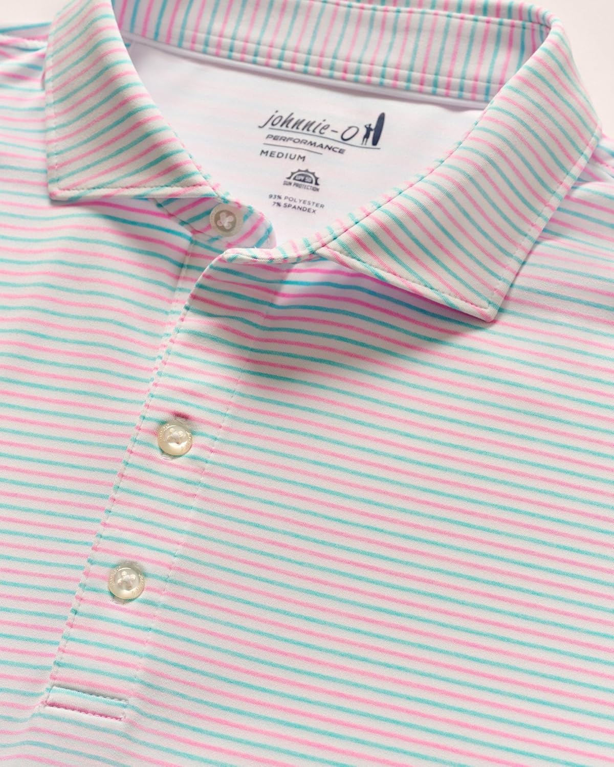 johnnie-O Performance Jersey Polo - Vik Stripe