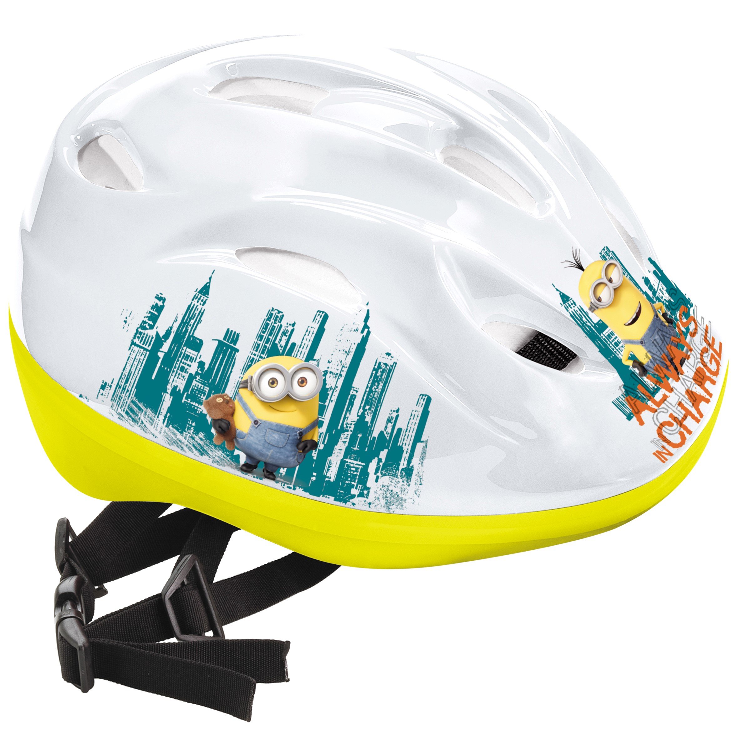 Mondo- Casco Bici per Bambini Design Minions Toys Minions-28144, Colore  Bianco, 52-56, 28144 : Amazon.it: Abbigliamento
