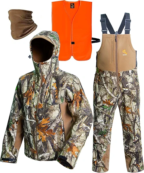 Hunt Quiet Hunting Clothes, Silent Water Resistant Hunting Suit Next Camo G2 (M-XXL)