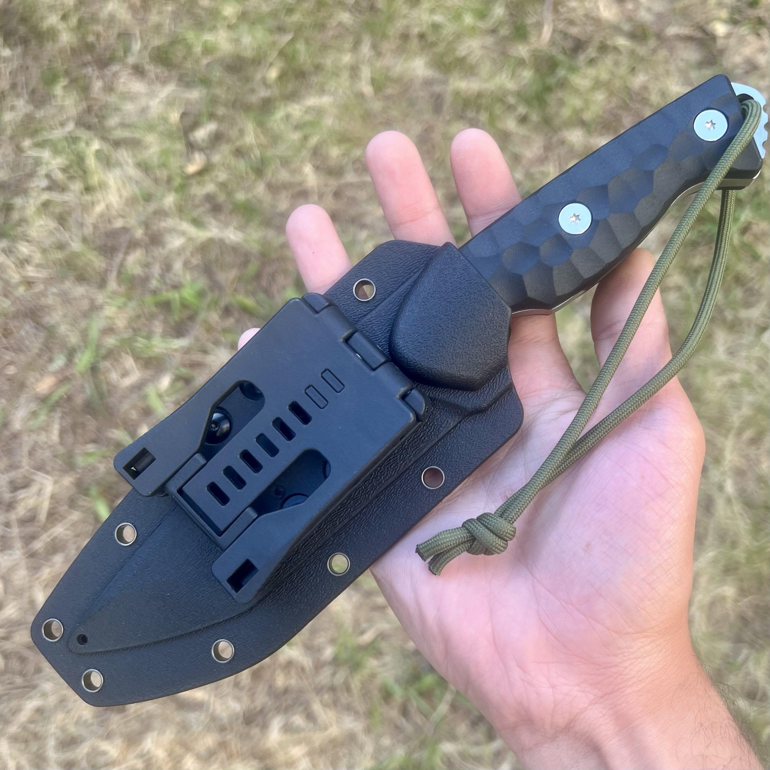 couteau lame fixe massif solide bushcraft etui kydex collection camping cadeau homme edc exterieur