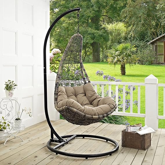 Modway Abate Wicker Rattan Outdoor Patio Porch Lounge
