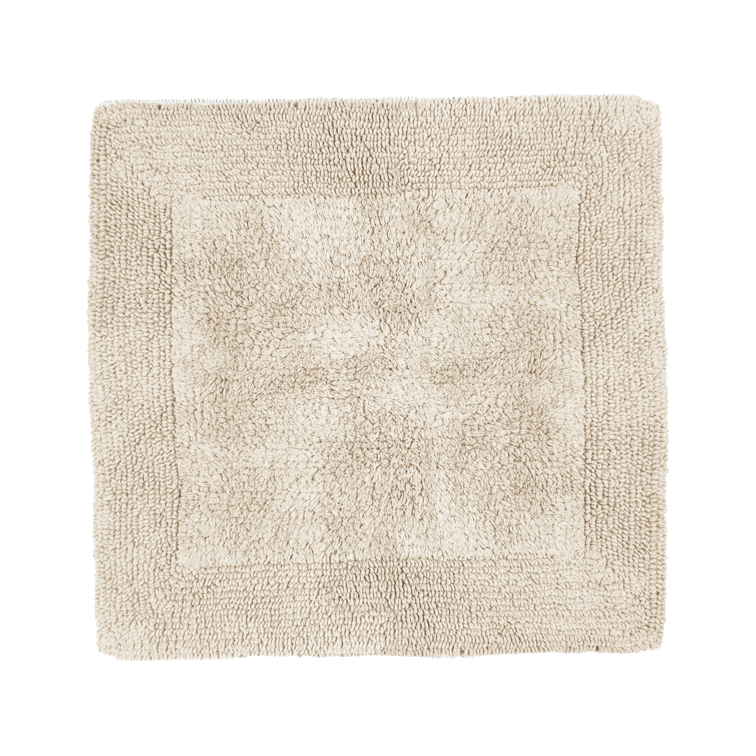Allure Bath Fashions Elegance Heavyweight Shower Mat - Beige - 55x55cm