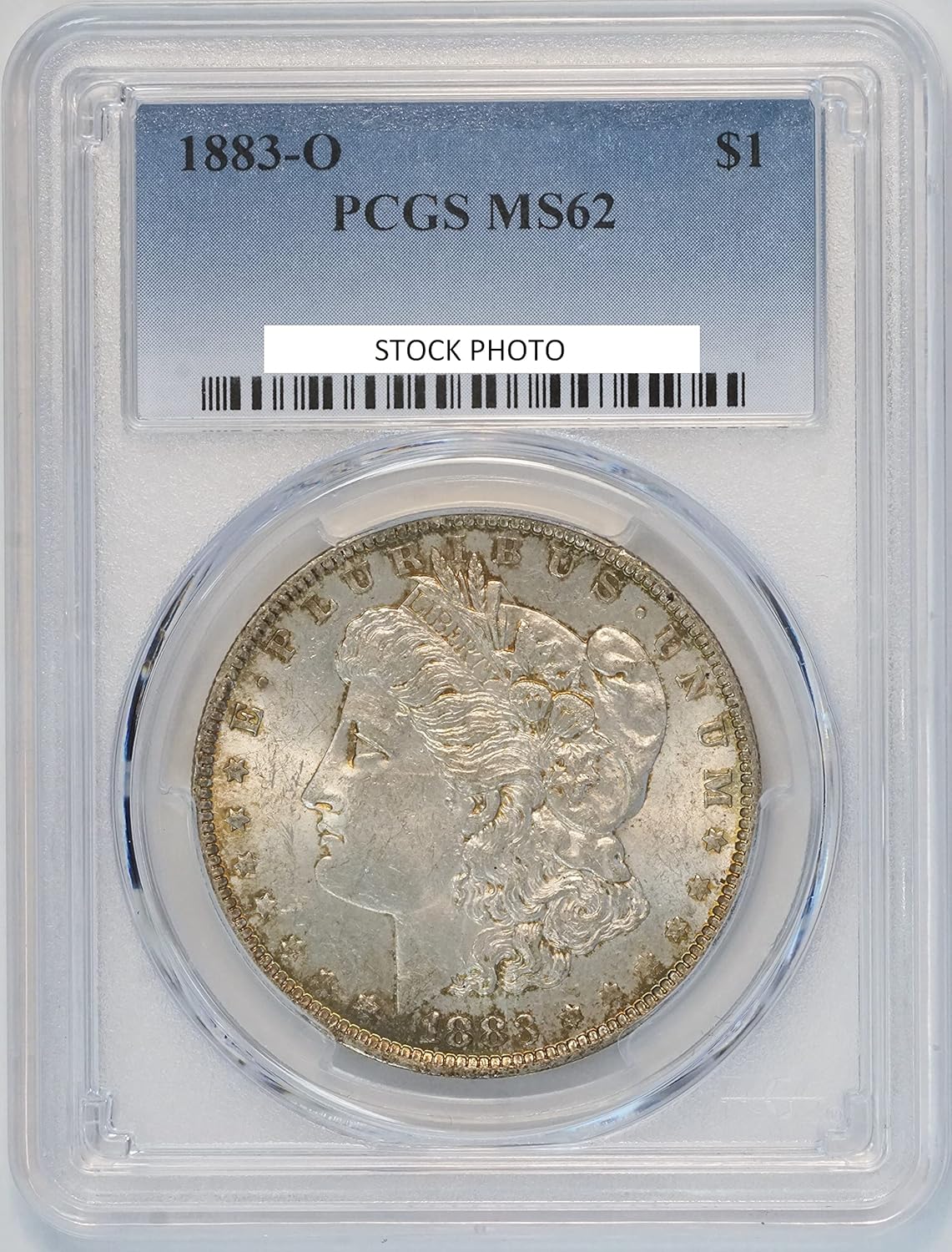 1883 O United States Morgan Silver Dollar $1 PCGS MS-62