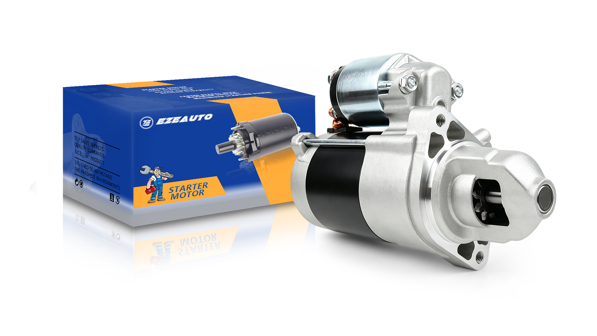 Image of Ezexpreze Starter for Kawasaki OEM Johnson Electric FX921V FX850V FX751V 31HP 2009 21163-0755 21163-0803 Motor Fits Engines 21163-0757 21163-7021 FX801V 8000153 428000-6610 F8P-1521