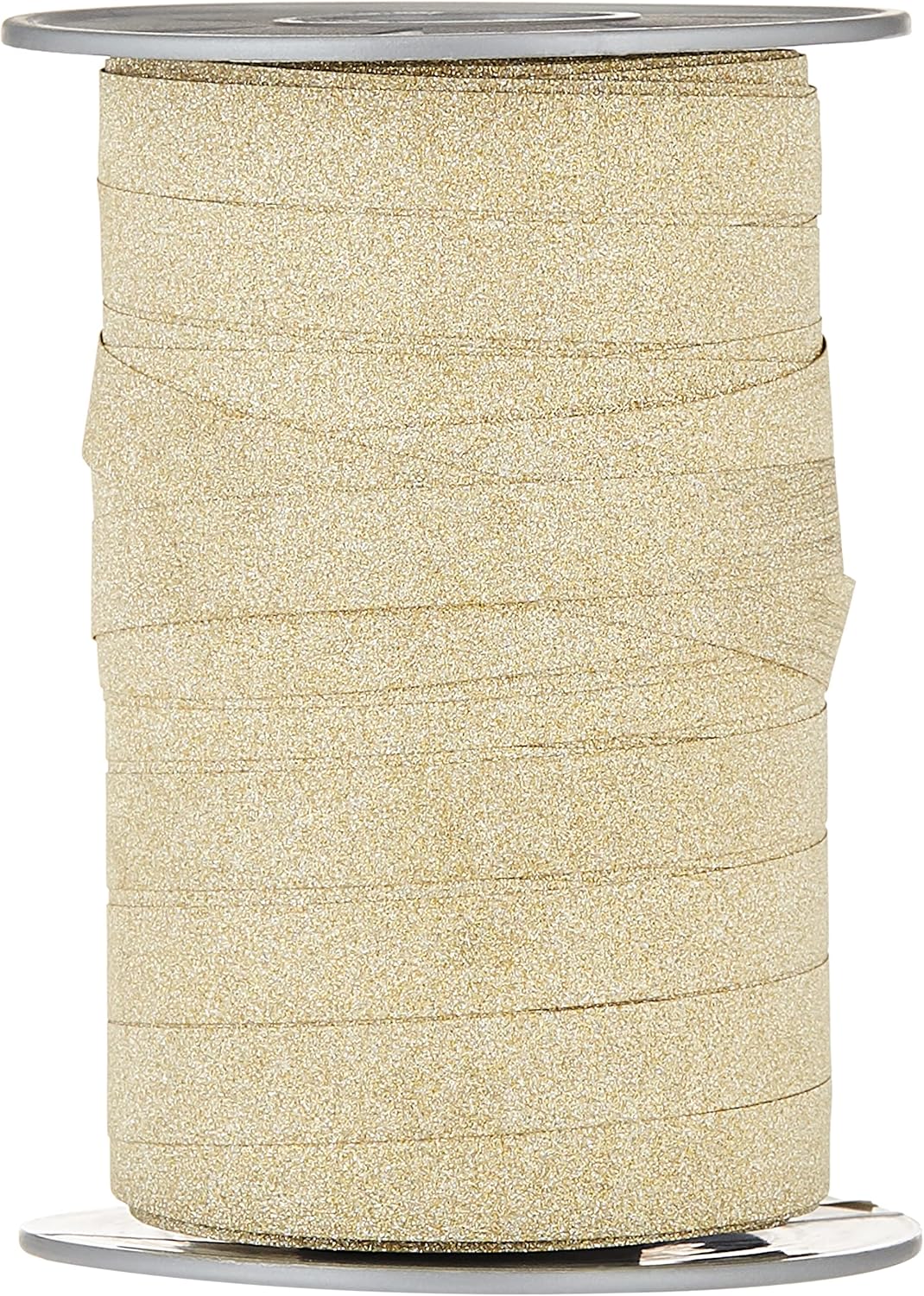 Morex Ribbon 185/9-634 Polypropylene Glitter Ribbon, 3/8-Inch by 109-Yard, Gold