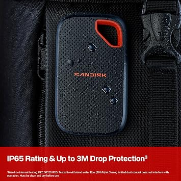 SanDisk Extreme Portable SSD 4TB, Up to 2000MB/s Transfer Speed(New Model)