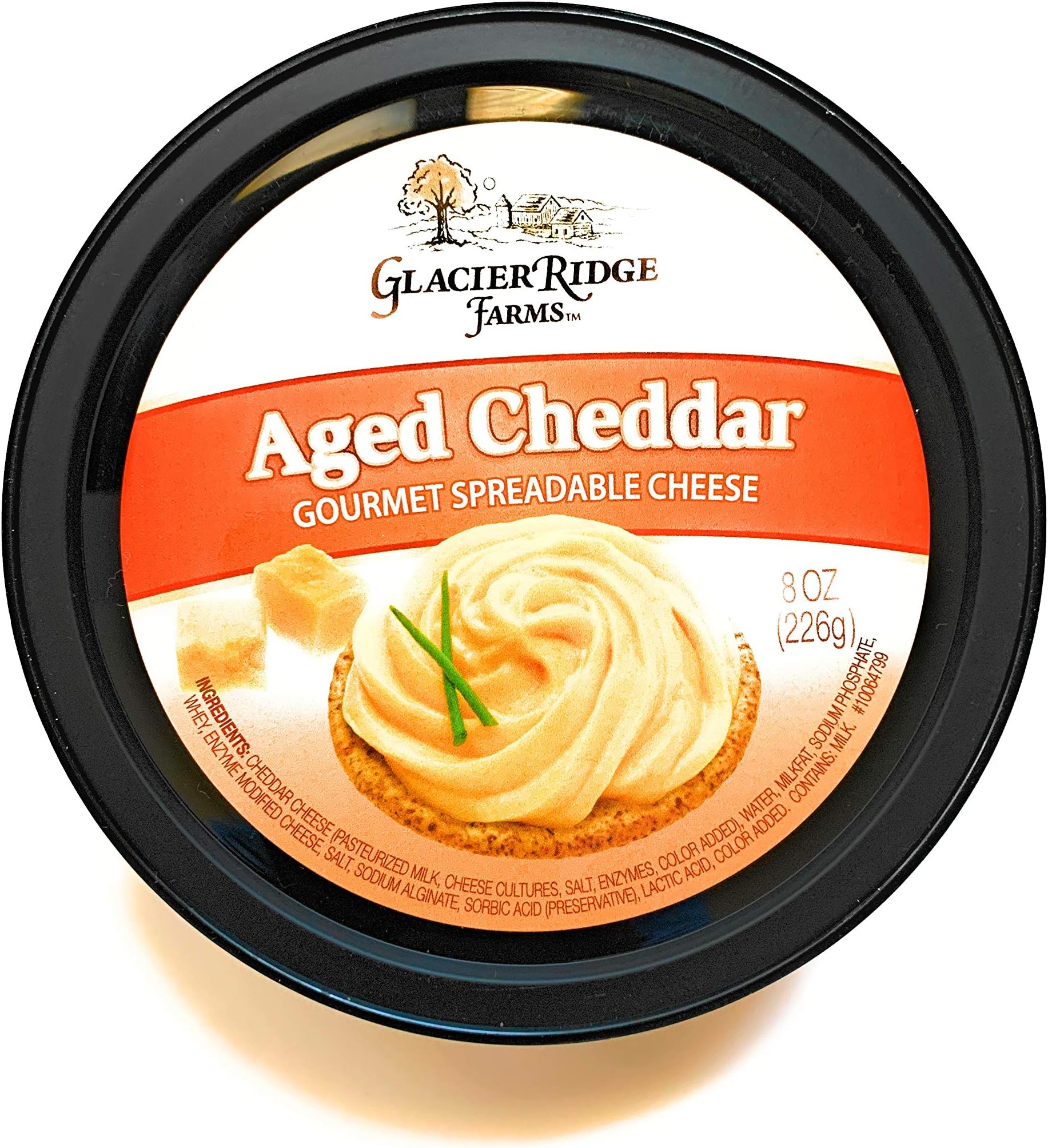 Aged Cheddar Gourmet Spreadable Cheese 8oz (One Cup)