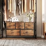 MUTUN 5 Dressers Dresser Rangement, Double Dressing, TV Stand,Chest de tiroirs pour placards pour salon, Chambre, placard, Hallway,Vintage