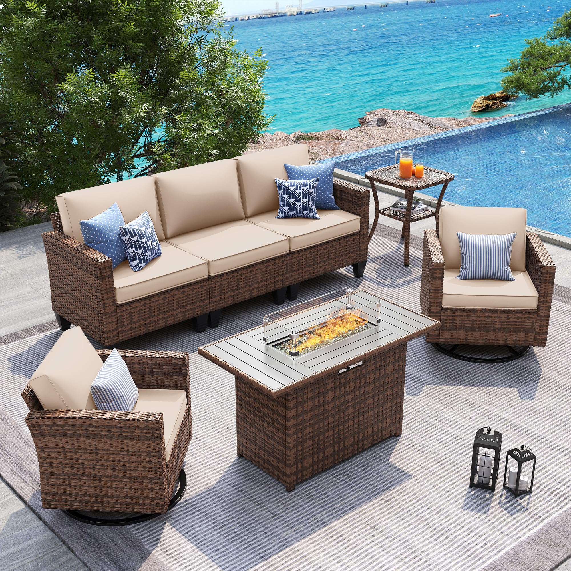 UDPATIO Fire Pit Set
