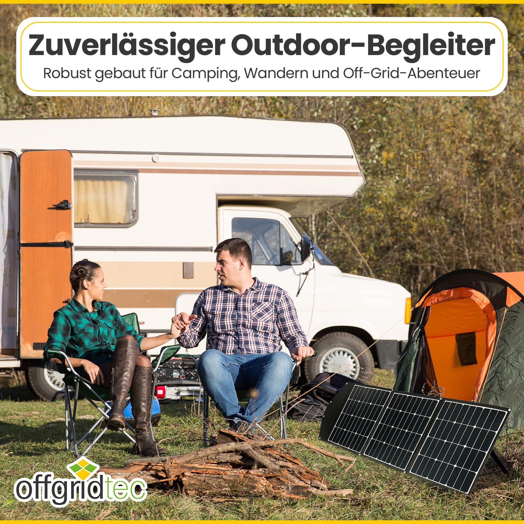 Panel Solar Plegable Offgridtec 135W FSP-2 Ultra – Para Camping Y Exterior, Monokristalino
