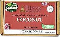 Vista 157 de Bless International Cedro 100% natural - Conos de incienso hechos a mano, sumergidos a mano, orgánicos, sin productos químicos para purificación