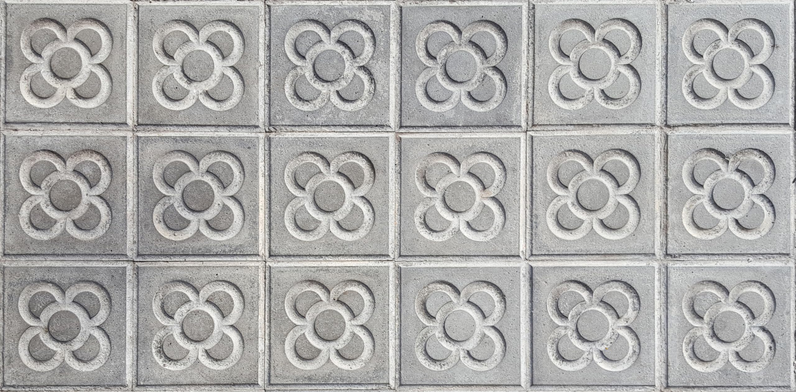Alfombra VINILICA PROTEGIDA Estampada Vinilo DE PVC FÁCIL Limpieza Antideslizante Base DE Goma BALDOSA HIDRAULICA Barcelona (50x80cm)