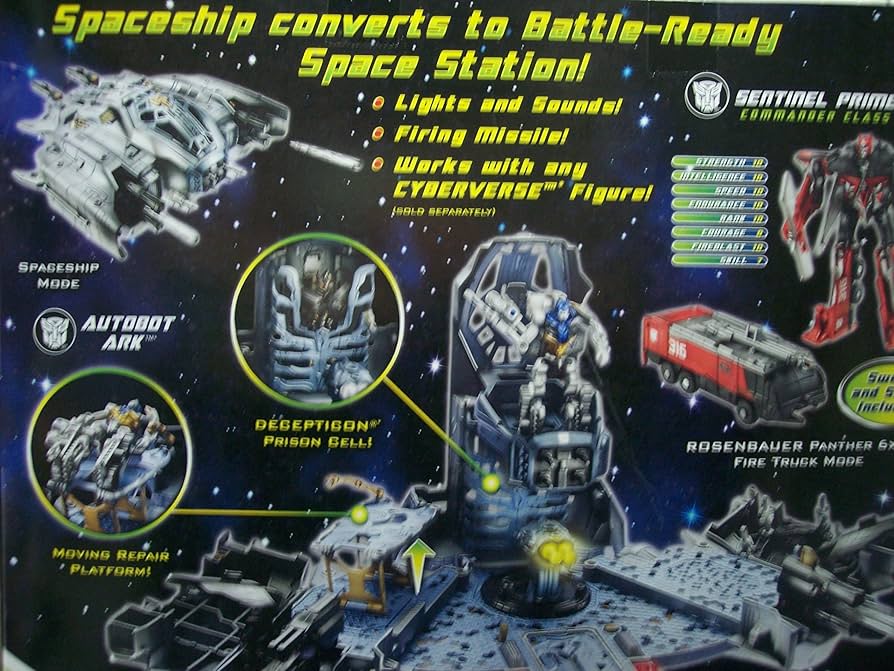 トランスフォーマー　アーク Transformers Kingdom Titan Class THE ARK Review - YouTube