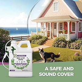 VermExon Peppermint Oil Insect & Pest Control Spray - 128oz Natural Plant-Based Bug Killer for Spiders, Ants, Flies, and Other Insects, Safe for Home & Kitchen Use