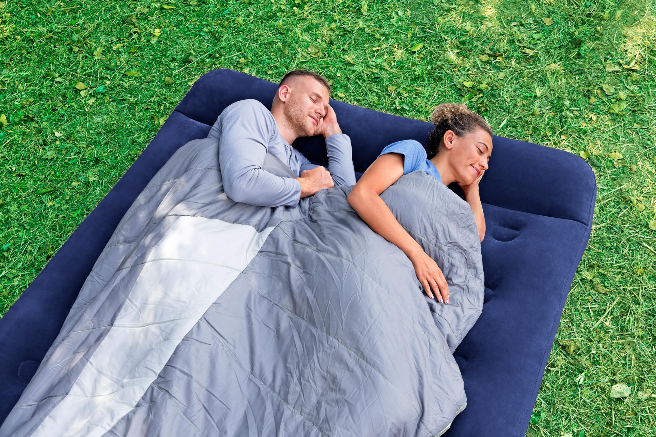Bestway 67226-6 Materasso matrimoniale con pompa a pedale incorporata da 203x152x28 cm