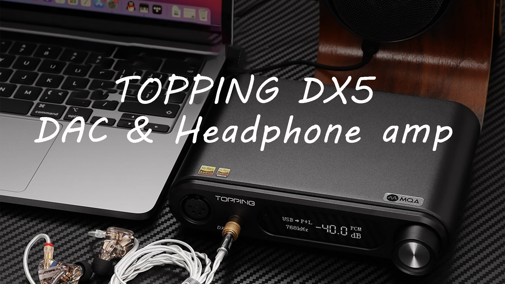 Image of Topping DX5 MQA DAC Headphone Amp Full Balanced Audio Decoder ES9068AS*2 Chip NFCA USB /Optical /Coaxial Full MQA Decoding DA Converter Bluetooth LDAC XLR /RCA Output Headphone Amplifier (Gray)