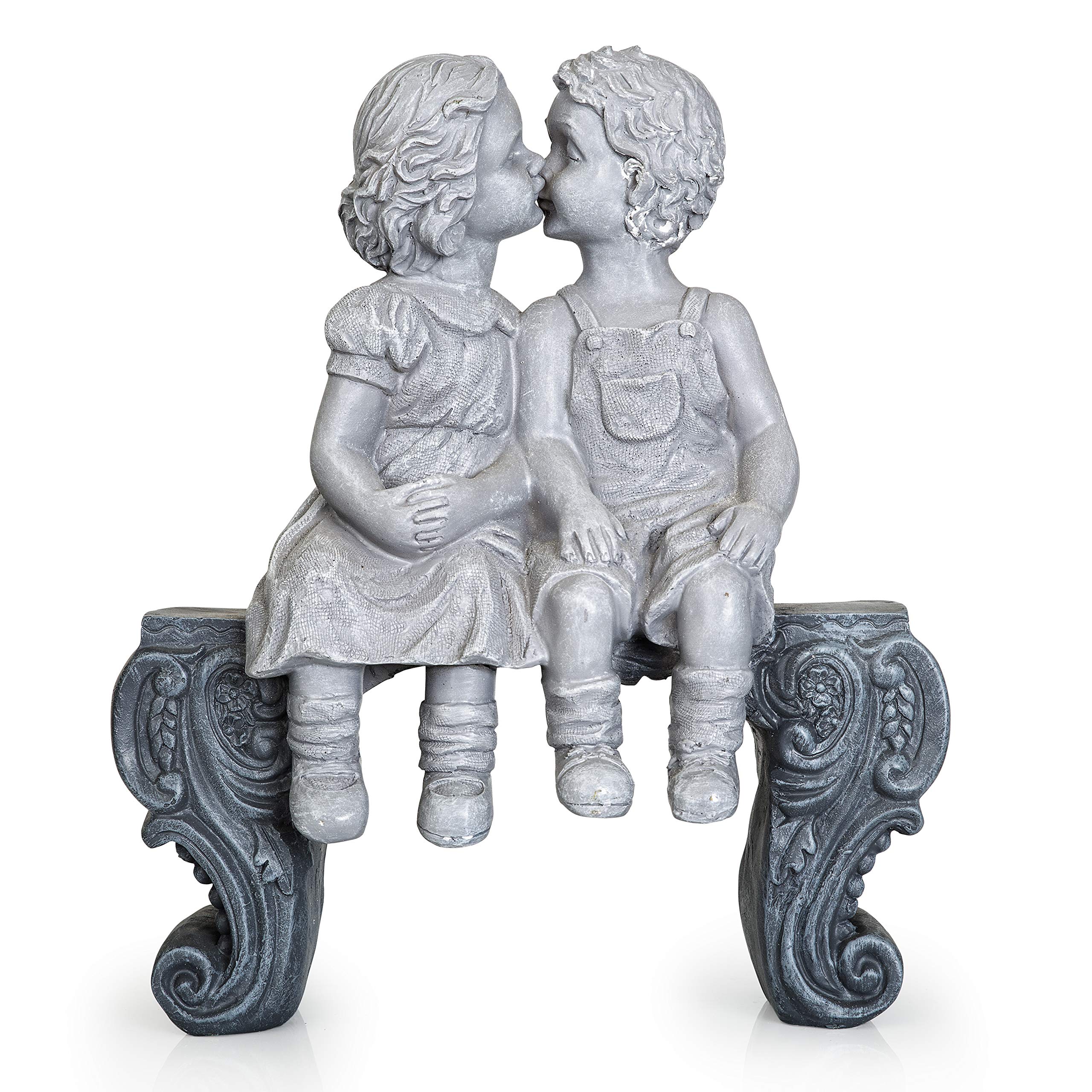Buy Boy & Girl Kissing Garden Statue (Large) Decorative Yard and Lawn