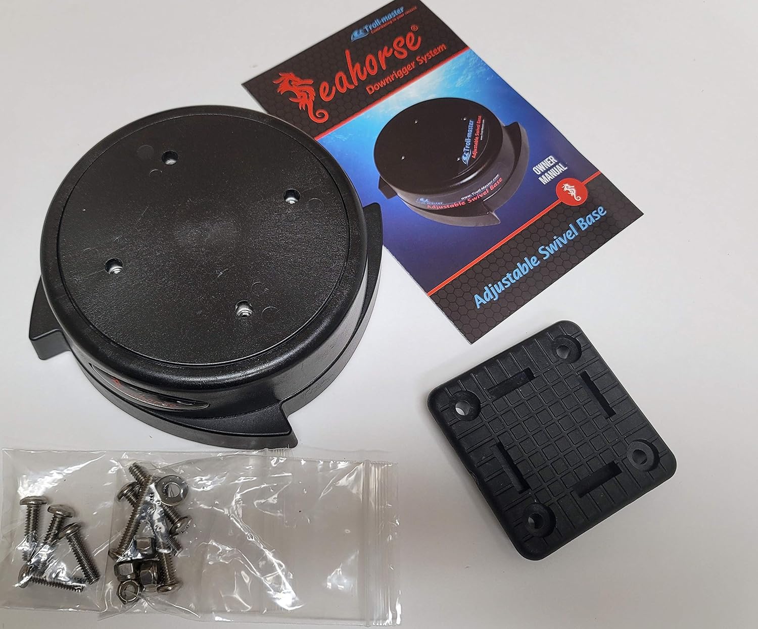 Seahorse Downrigger Swivel Base with Cannon Uni-Troll Legacy Mounting Plate 2207002 2207003