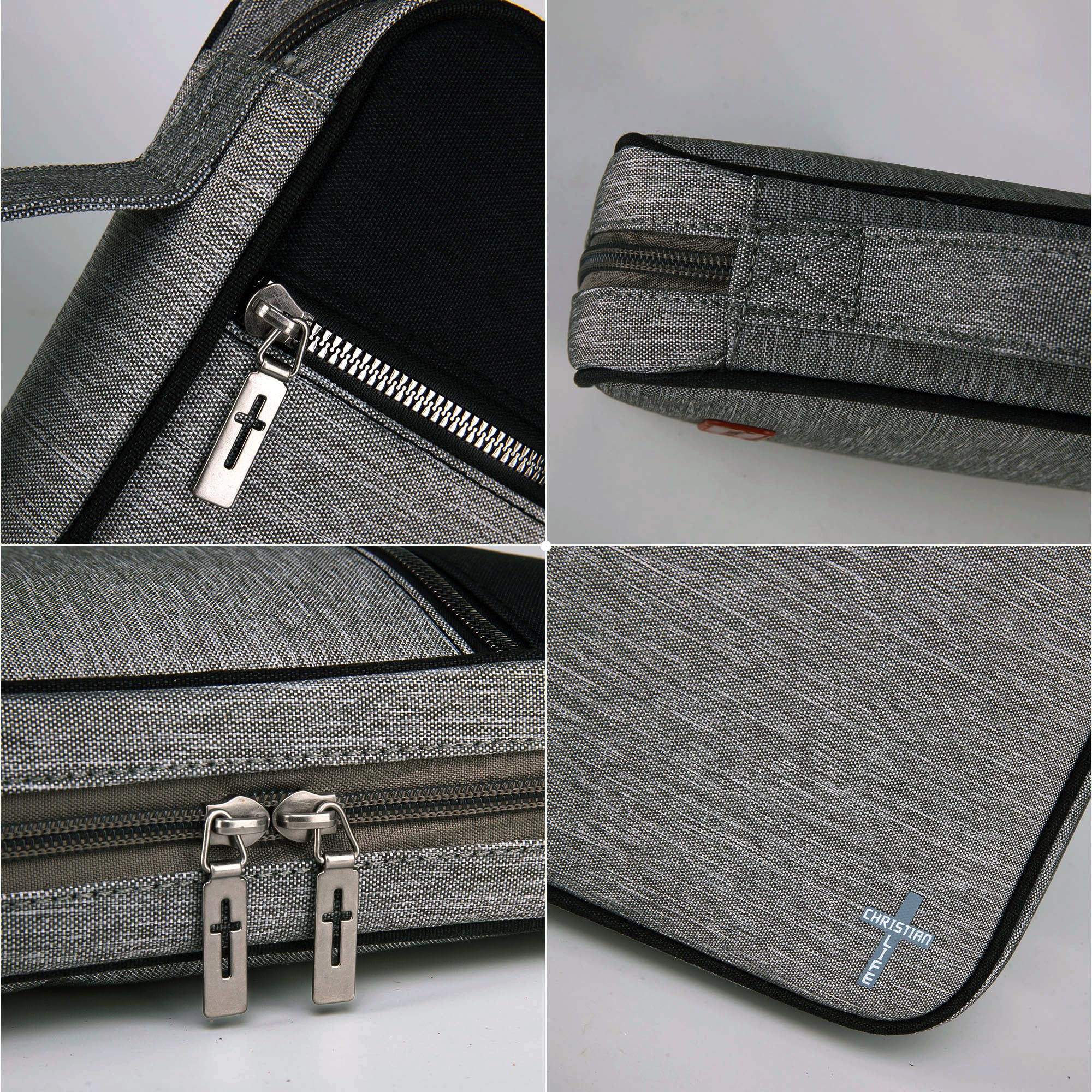 Montana West Funda de la Biblia para mujeres y hombres con marcapáginas de cuero, fundas de transporte, bolsa de iglesia para protección al aire libre