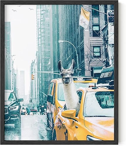 Miniatura 1 de Haus and Hues - Decoración de llama para dormitorio y arte de pared de llamas, pósteres para habitación de niños, bonitos pósteres para dormitorio