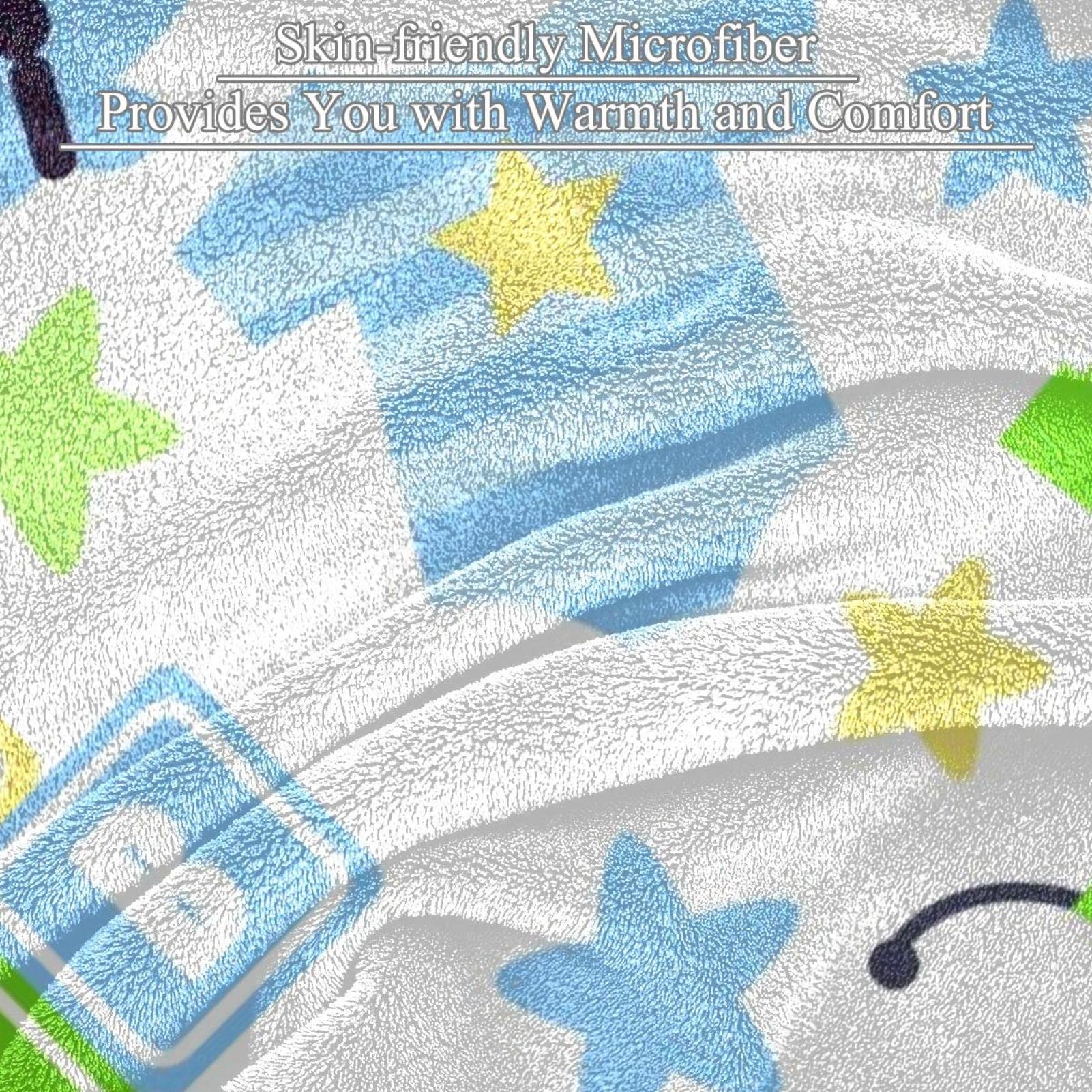 Jolie combinaison en polaire pour poussette de bébé - Couverture légère en peluche