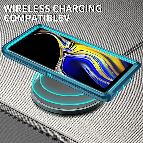Miniatura 5 de Funda para Galaxy Note 9, a prueba de golpes, a prueba de caídas, a prueba de polvo, protección de cuerpo completo de 3 capas, funda rígida de alto