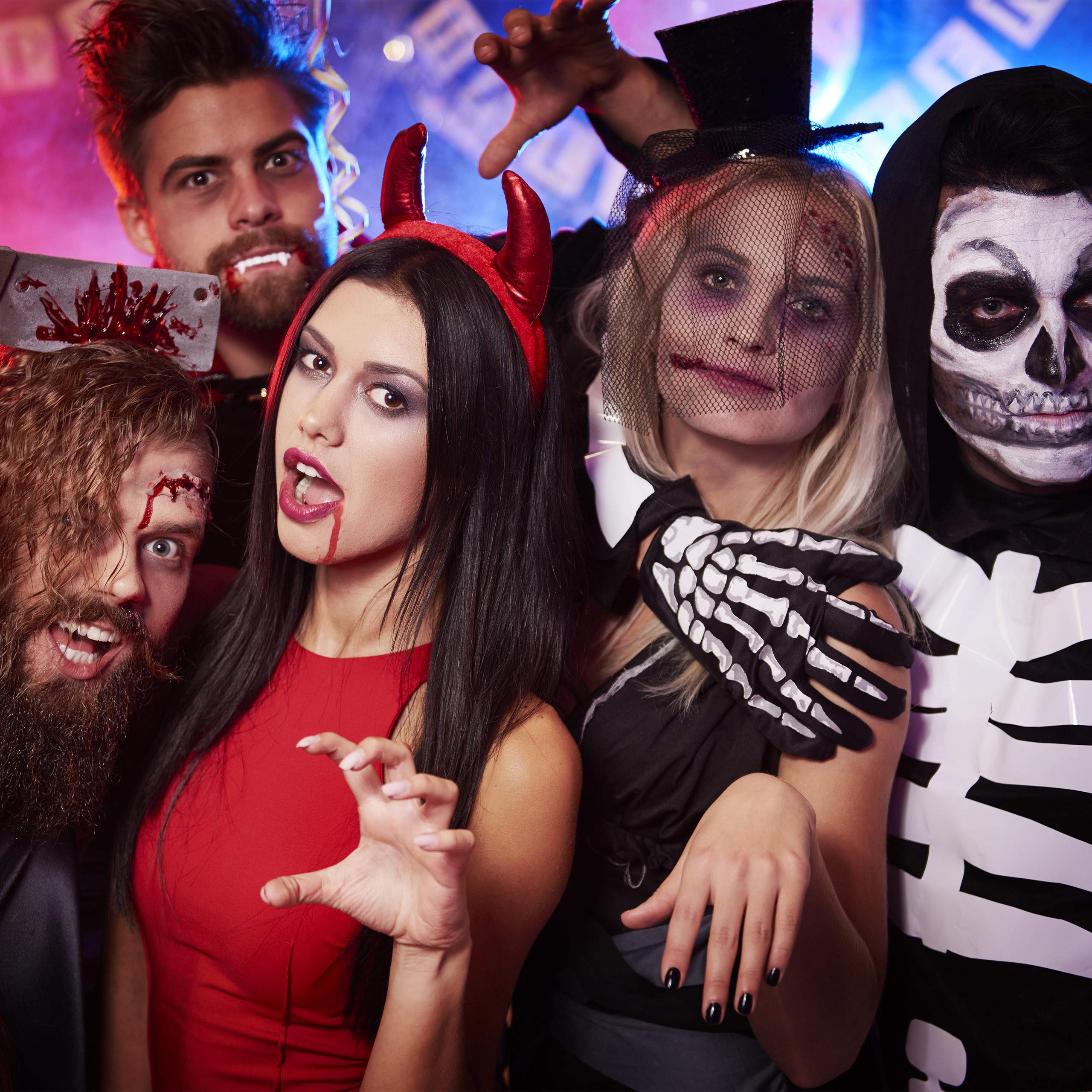 Relaxdays Dekoracyjne kości, 12-częściowy zestaw, Halloween, do użytku wewnątrz i na zewnątrz, kości, czaszka i szkieletowe dłonie, dekoracja horroru, XXL, biały, standardowy