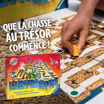 Ravensburger - Labyrinth - Classic board game - Family puzzle game - 2 to 4 players from 7 years old - 26743