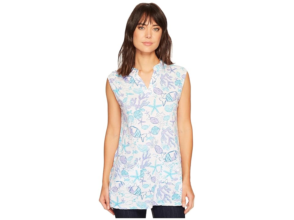 

Fresh Produce Sea Life Vintage Tunic (White) Women's Clothing