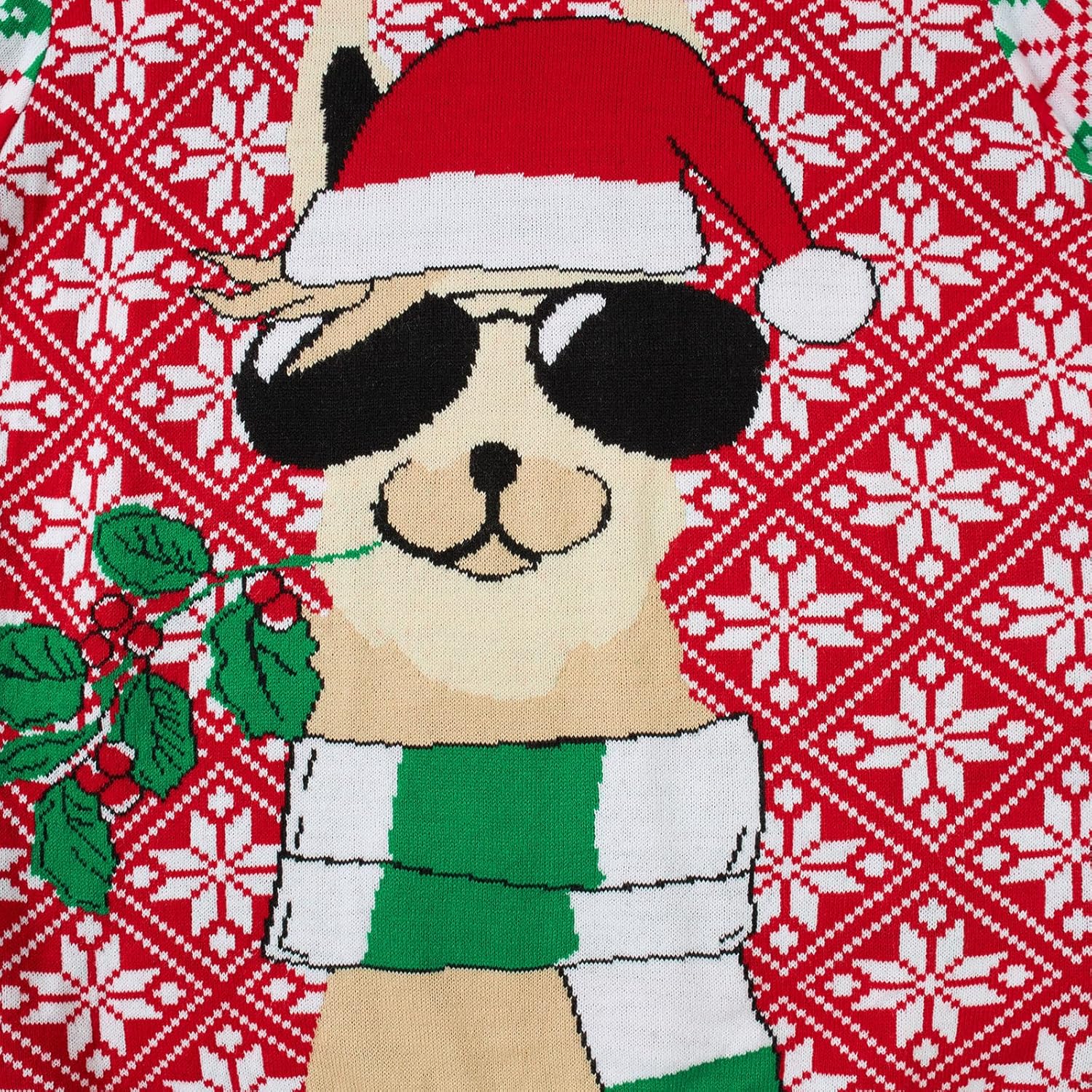 RAISEVERN Ugly Christmas Sweater for Men Women Knitted Pullover Tops - Image 7