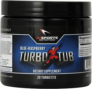 Supplement Turbo Tub, Blue Raspberry, 20 Count