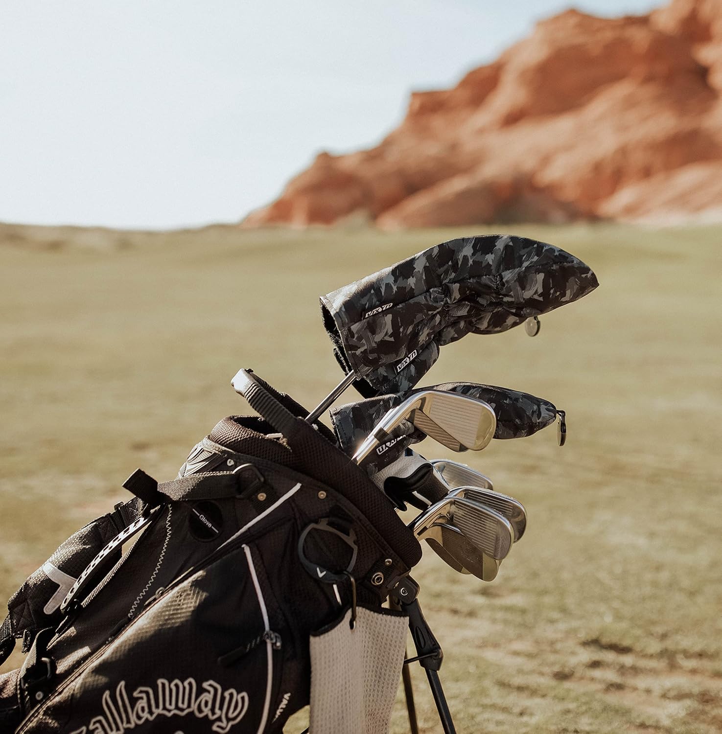 VIXYN Golf Club Covers - 3 Pack Golf Club Head Covers for Driver, Woods and Hybrid - Driver Headcover to Fit All Golf Clubs