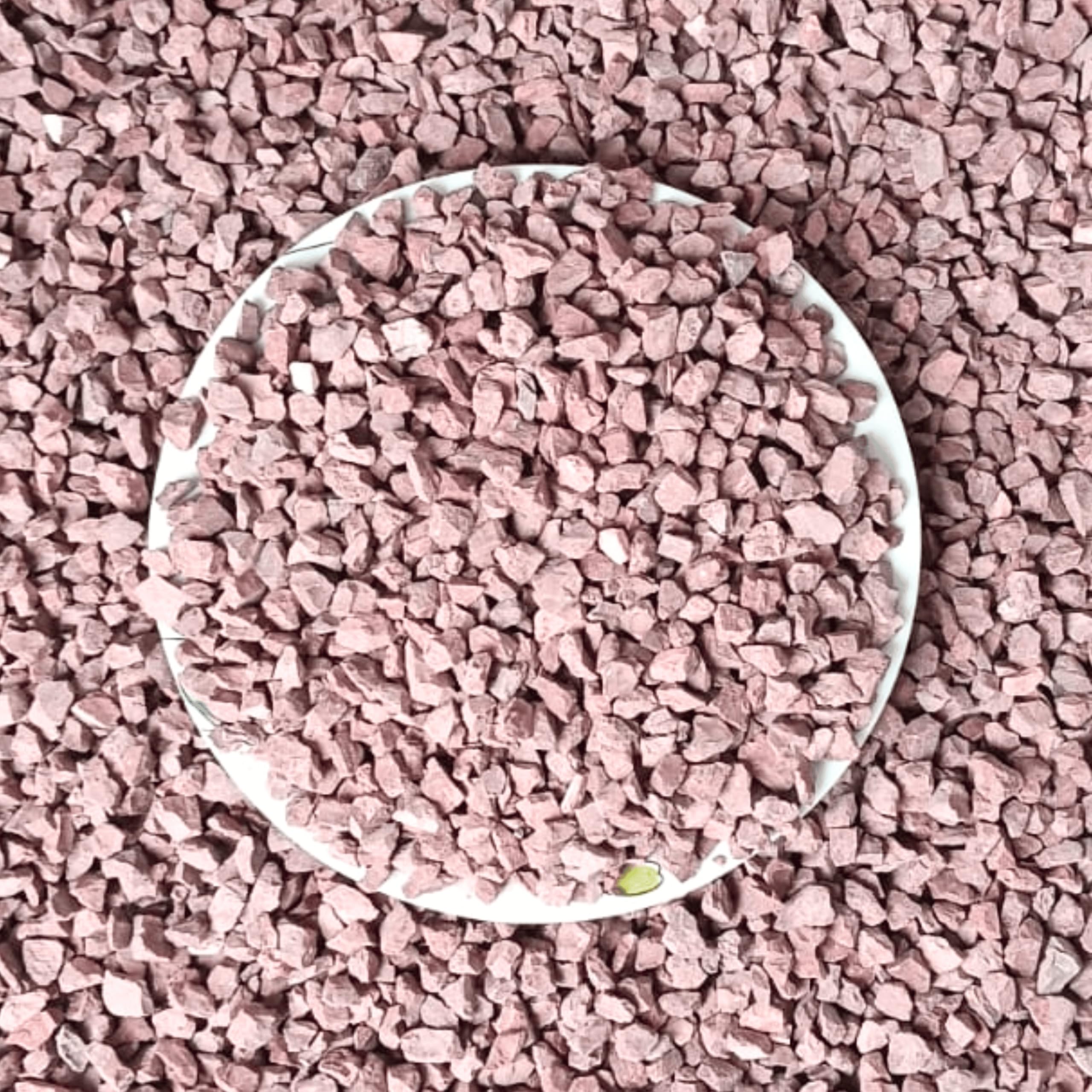 Foodie Puppies Natural Gravel Brick Red Marble Crushed (2.5Kg) (7mm - 13mm) Unpolished Stones for Aquarium/Fish Tank, Garden, Home Decoration, Vase Filler Indoor & Outdoor Pebble-image-36