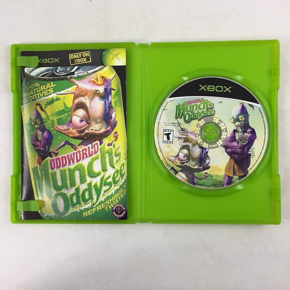 Xbox - xbox★ODDWORLD Munch&#39;s Oddysee PLATINUM Oddworld: Munch's Oddysee Xbox Platinum Hits | eBay