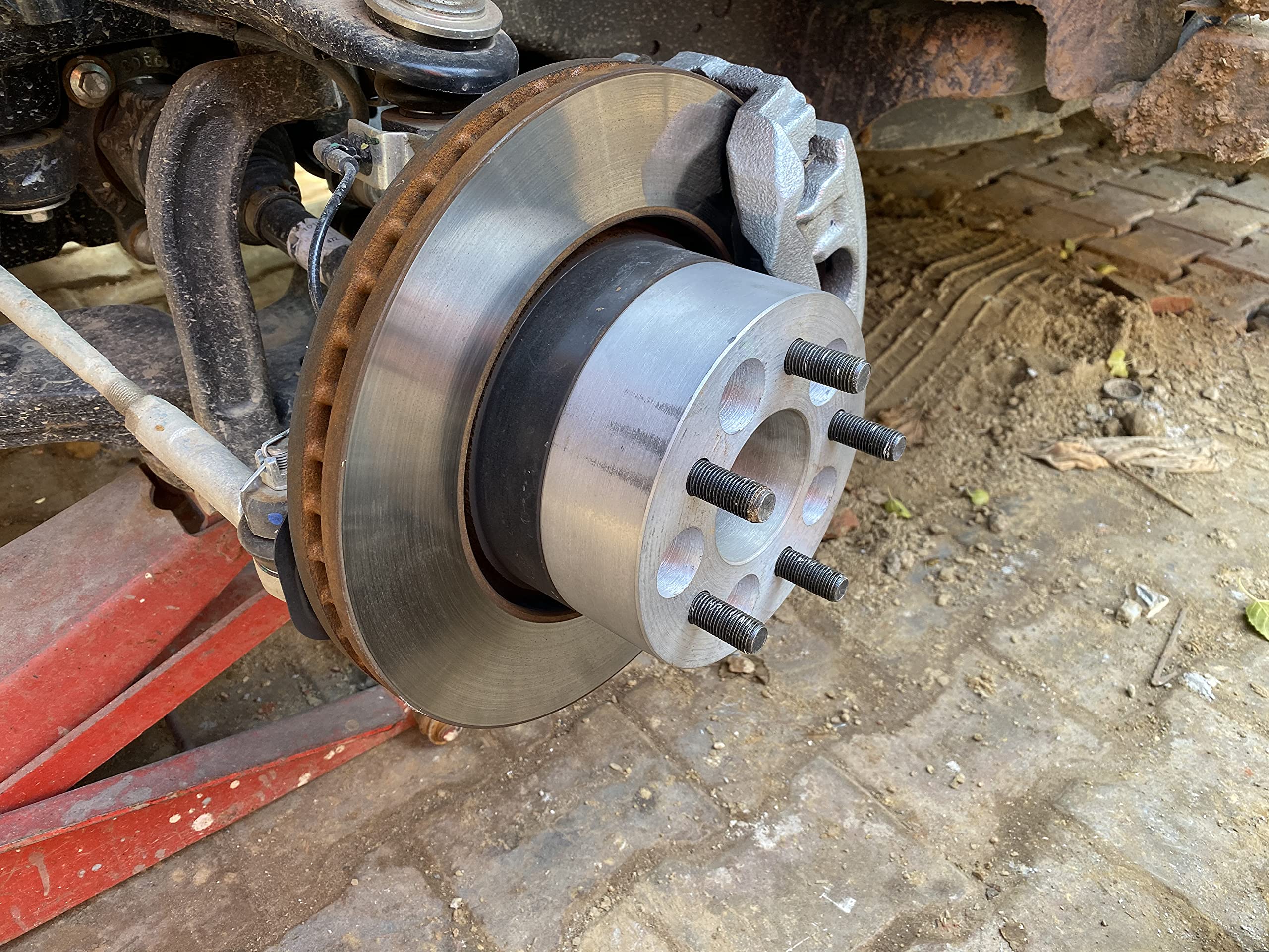 THE ADVENTURE GARAGE Mahindra Thar 2020 Wheel Spacer 50mm Lightweight and Aluminium Spacer-image-39