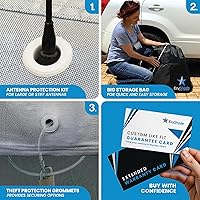 Vista 3 de EzyShade Funda impermeable para automóvil deportivo de 10 capas. Consulta la tabla de tallas del vehículo para un ajuste preciso. Fundas completas