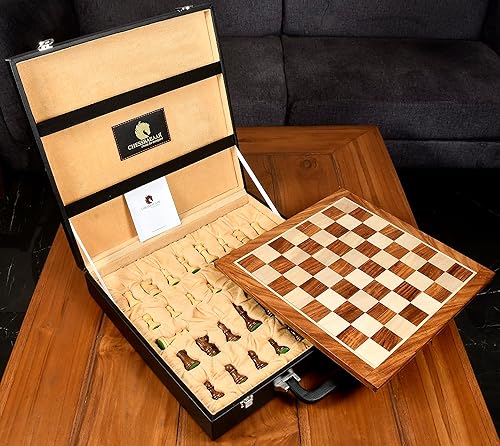Miniatura 2 de CHESSBAZAAR Chess Set Collector Wooden Staunton Chess Pieces in Sheesham Wood Solid Wooden Chessboard, Storage Box - Best Birthday Gift, Free