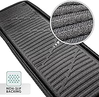 Vista 4 de FH Group Forro de cuero sintético de alta calidad para carga – Alfombrilla protectora de carga para SUV y Van, alfombrilla de maletero con diseño