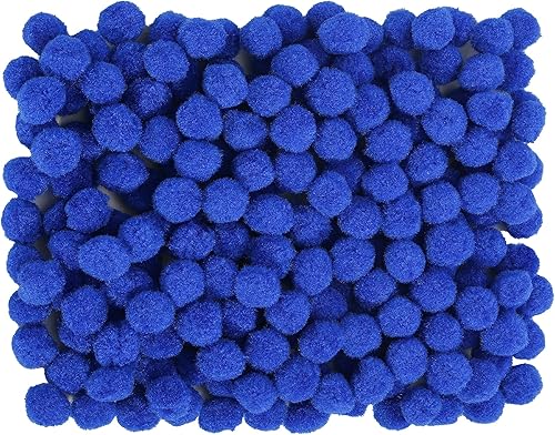 Miniatura 86 de Caydo [400 piezas] - 300 pompones surtidos de 1 pulgada con 100 pompones multicolor para artes y manualidades para niños, decoración de manualidades