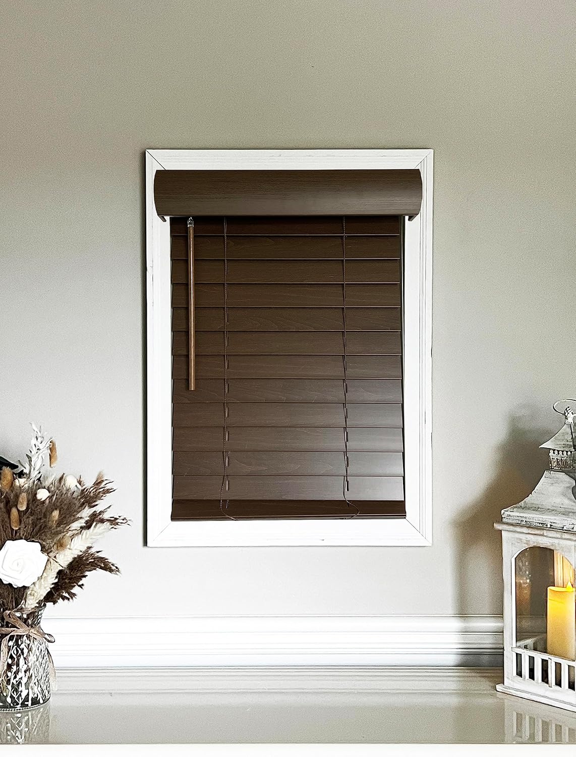 TailorView, Customizable Faux Wood Horizontal Window Blinds