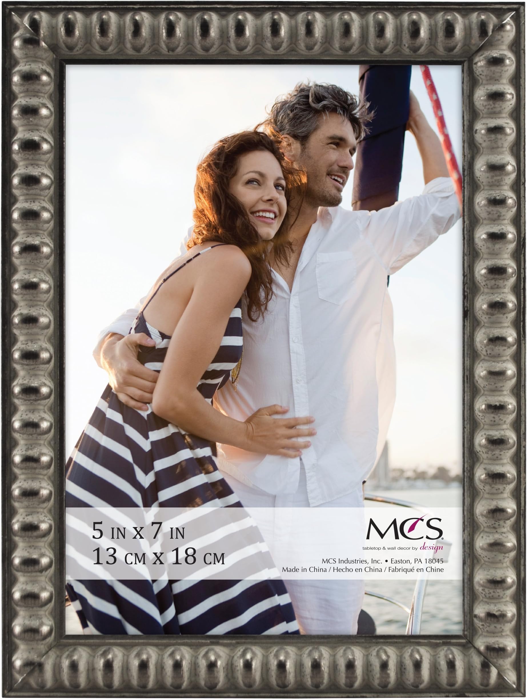 MCS 5x7 Inch Bead Frame, Pewter (47597)
