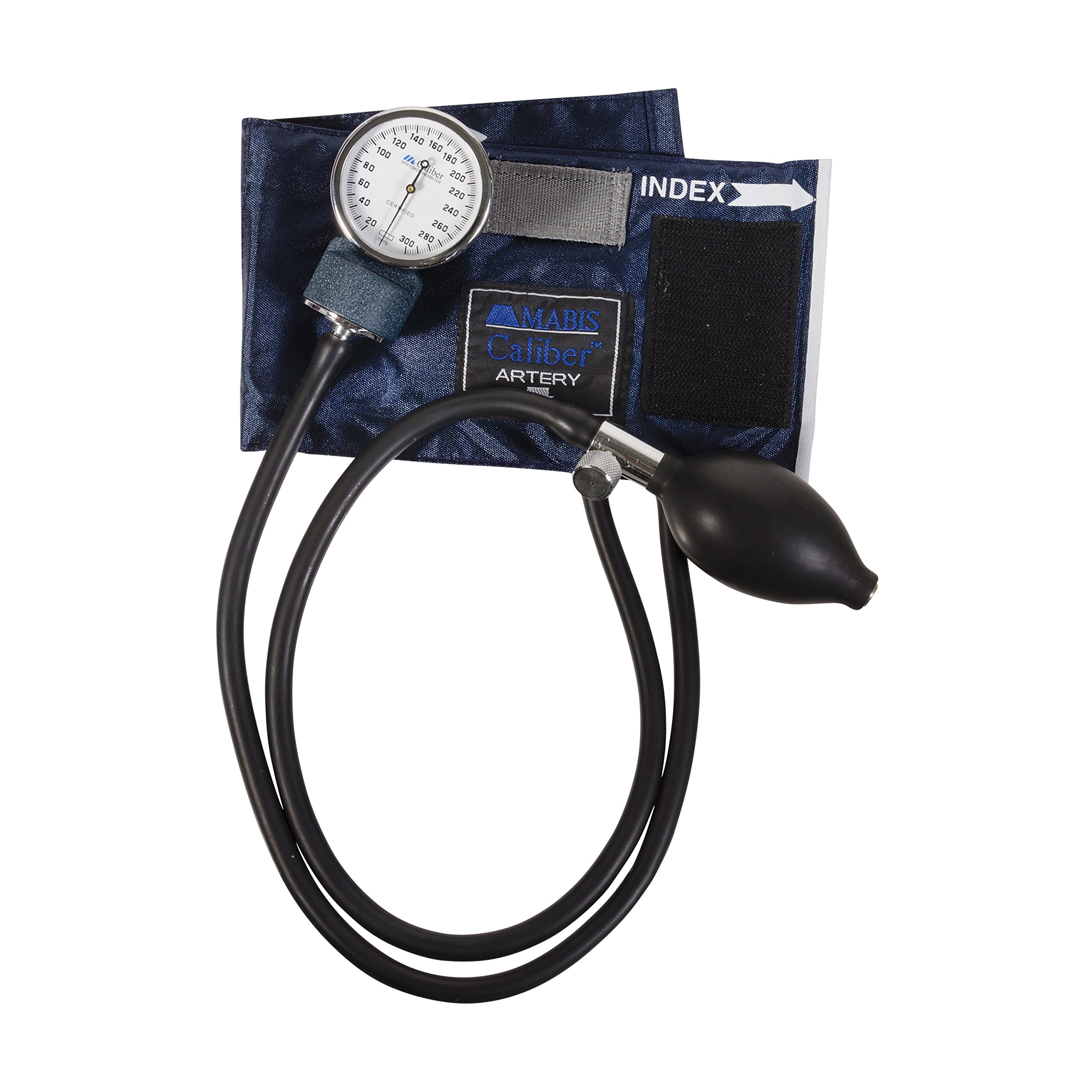 Mabis Kaliber Series Aneroid Sphygmomanometer ręczny monitor ciśnienia krwi, rozmiar mankietu 7,7 do 11,3 cala, dziecko