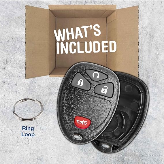 Remote Key Fob Cover Shell Case for 2007-2015 GMC Chevrolet (15913421)