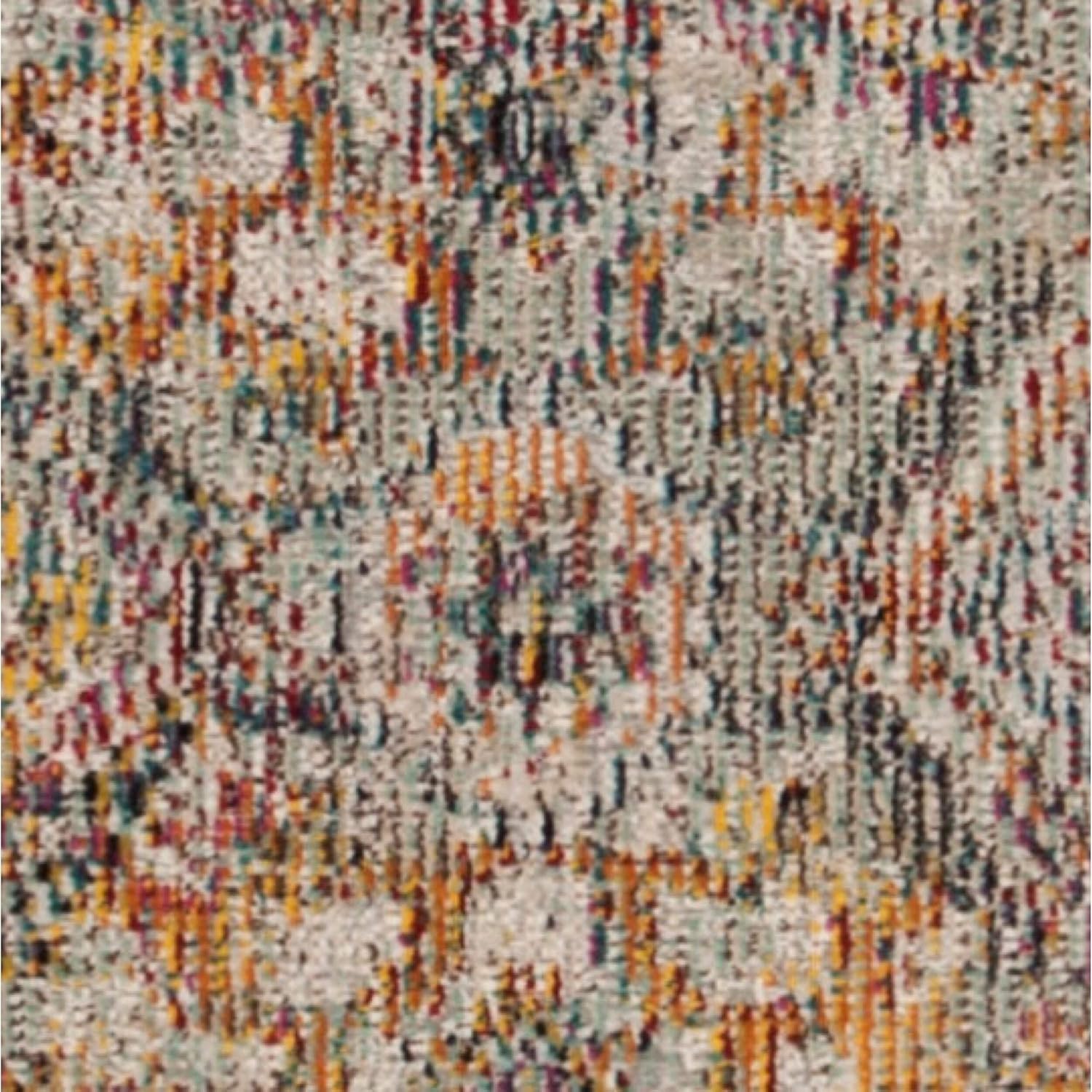 SAFAVIEH Crystal Collection Runner Rug - 2'2" x 7', Light Blue & Orange, Boho Chic Oriental Distressed Design, Non-Shedding & Easy Care, Ideal for High Traffic Areas in Living Room, Bedroom (CRS504A)