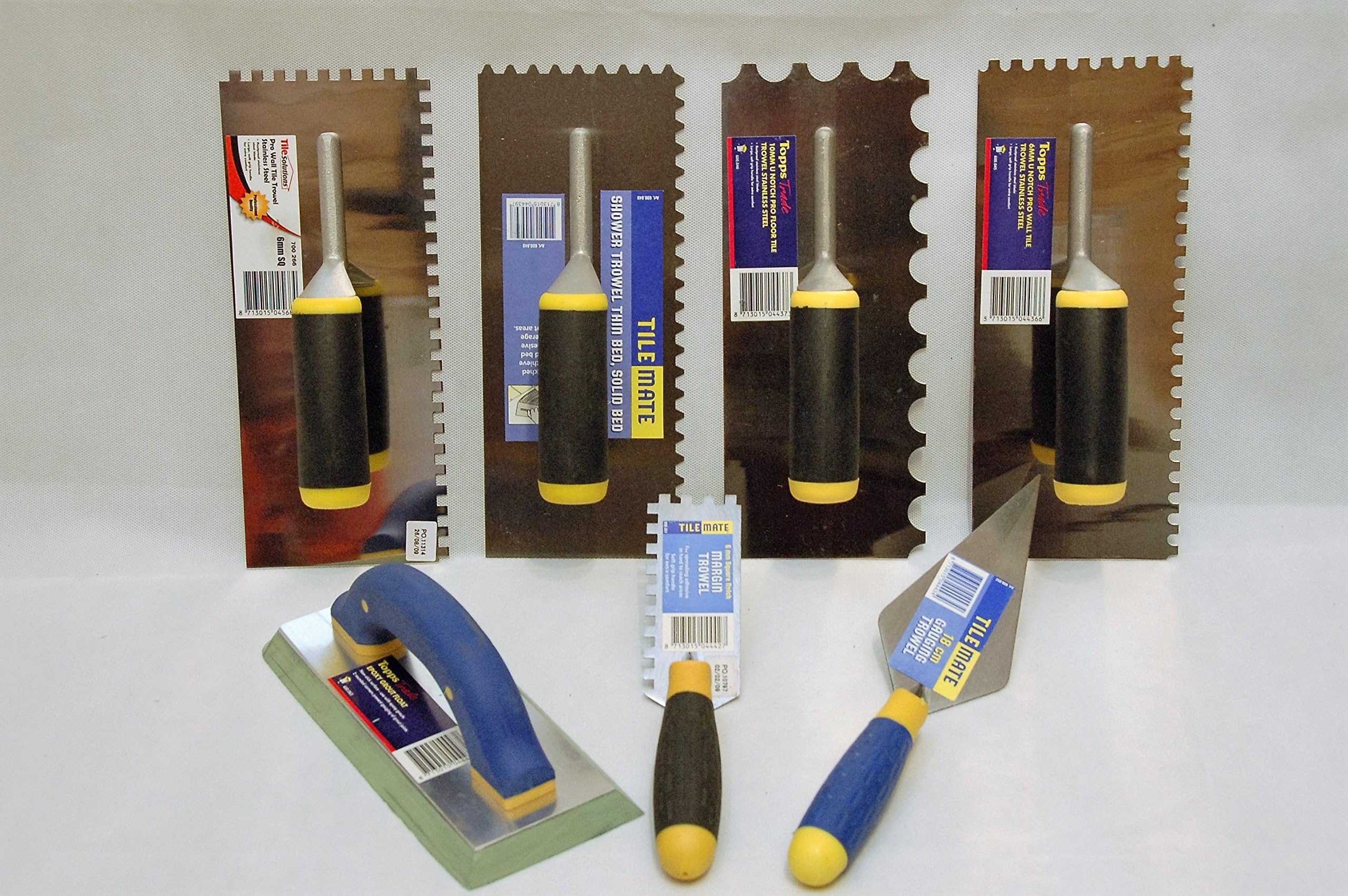 Pro Tilers Starter Kit Wall Floor Tile Trowel Grout Float Adhesive Tiling DIY Bathroom Kitchen