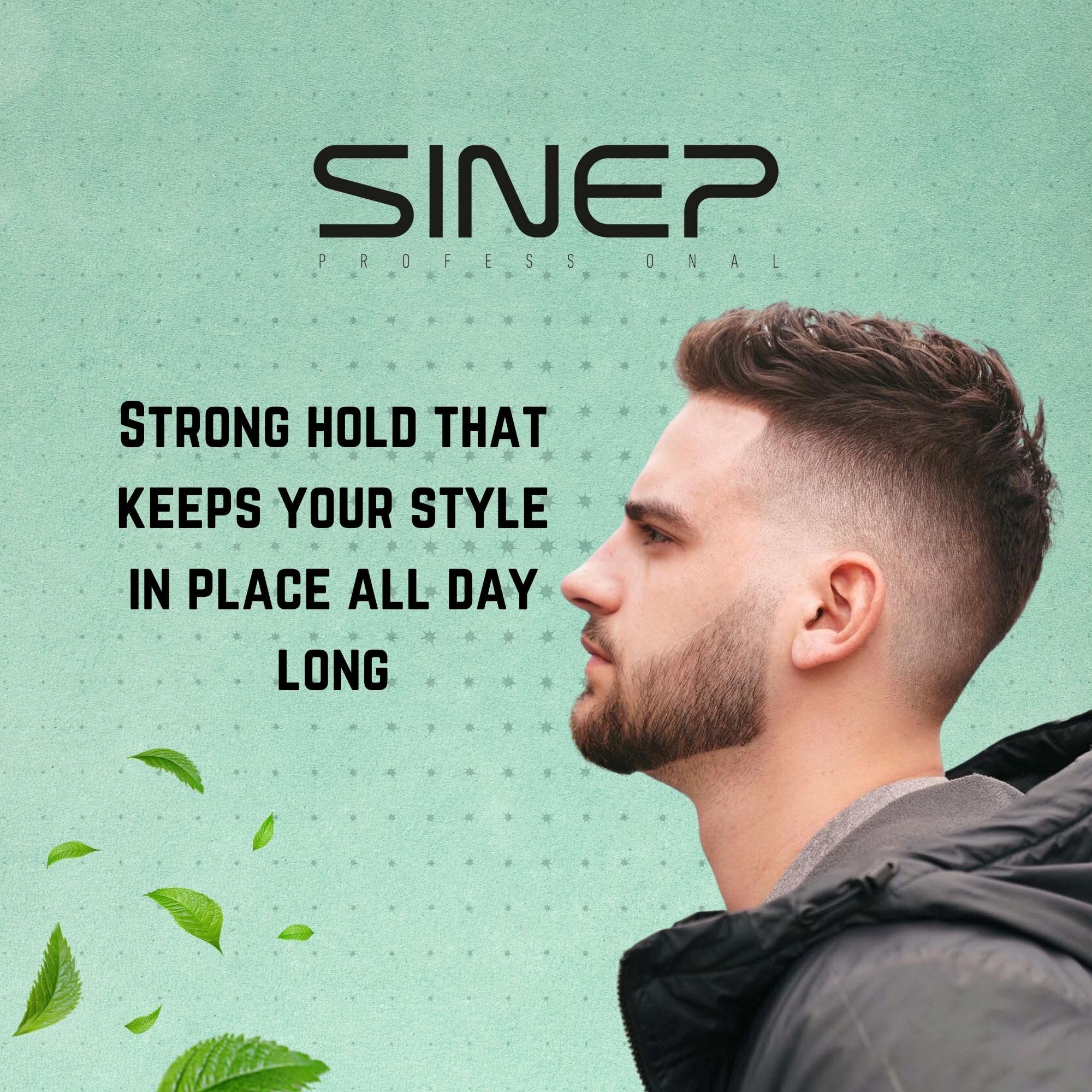 SINEP Matte Hair Wax 150 ml, Volumising Hair Wax with Strong Hold, Natural Matte Finish, Residue-Free, For All Hair Types - Image 3