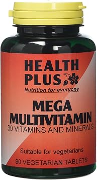 Health Plus Mega Multivitamin One-a-day Multivitamin Supplement - 90 Tablets