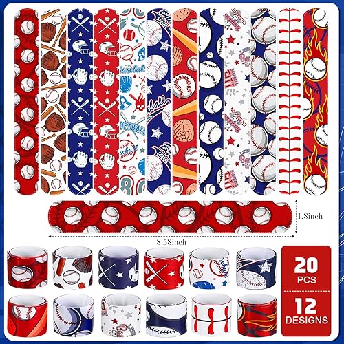 Miniatura 2 de Aoriher Juego de 194 piezas de regalos de fiesta de béisbol, regalo de fiesta deportiva, relleno de bolsas de regalo de béisbol, mini bola de