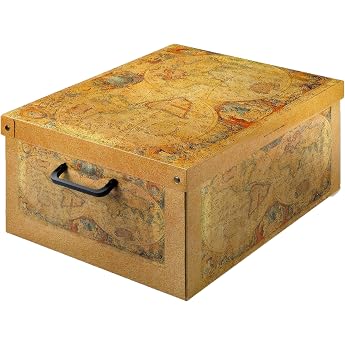 Kanguru la coperta con le maniche Perfumed Cardboard Storage Box Small 1 Unit Model Violet 662 VI Bianco E Viola S